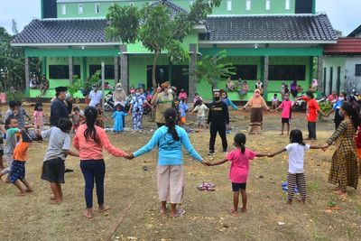 FOTO: Pemulihan Trauma Anak Korban Banjir Kudus