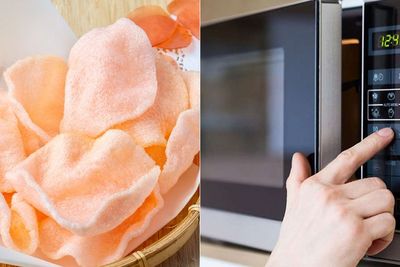 Tips Modern Masak Kerupuk Tanpa Minyak Goreng, Pakai Microwave Aja!