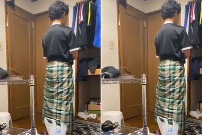 MasyaAllah! Pemuda Ini Tetap Khusyuk Salat saat Diguncang Gempa di Jepang