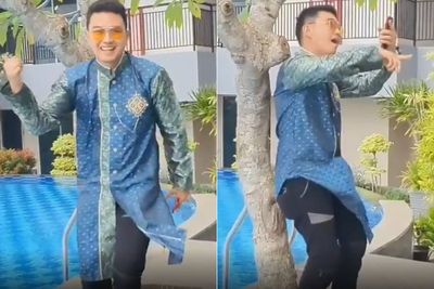 Aldi Taher Heboh Goyang Chulo di Kolam Renang, Netizen: Perlu Obat Penenang Gak?
