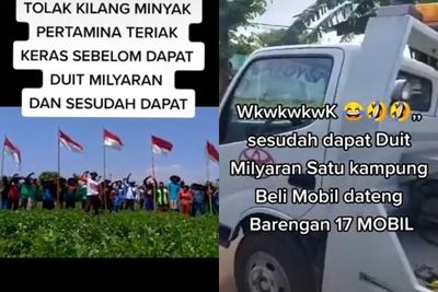 Viral Video Tolak Kilang Minyak Pertamina, Setelah Terima Duit, Sekampung Beli Mobil