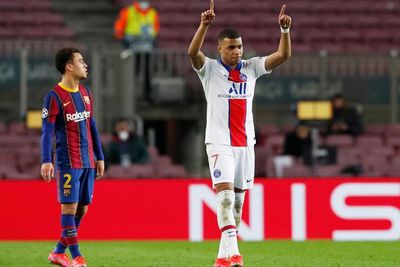 Hattrick Mbappe Antar PSG Pecundangi Barcelona 4-1 di Camp Nou