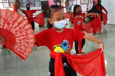 FOTO: Pelatihan Motorik Kasar Anak-Anak Paud
