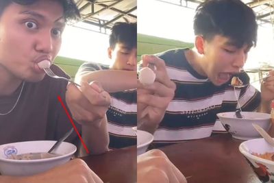 Parah, Kedua Pria Ini Bertukar Bakso Dari Bekas Mulut Masing-masing, Jorok Banget!