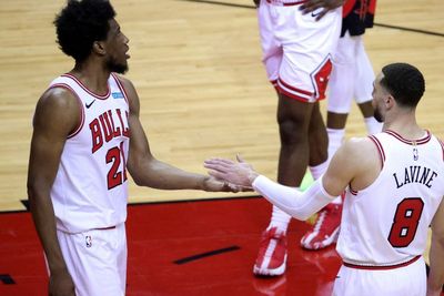 FOTO: Kalahkan Rockets 120-100, Bulls Berikan Rockets 8 Kekalahan Beruntun