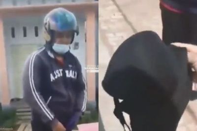 Terciduk Curi BH dari Atas Jemuran, Pria Ini Kena Semprot Emak-emak