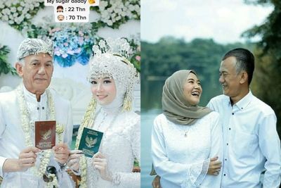 Viral Perempuan Berusia 22 Tahun Menikah Dengan Pria Berusia 70, Real Sugar Daddy...