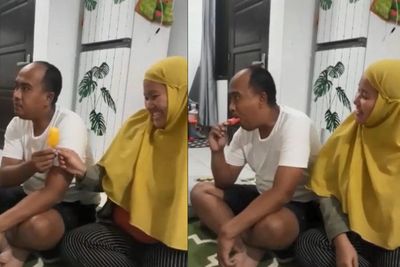 Ngakak, Istri Kerjai Suami Nonton Sinetron Ikatan Cinta, Ganti Es Krim Jadi Sabun Batang