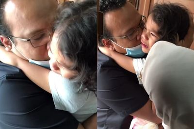 Video Ayah Mengejutkan Anak-anaknya Setelah Berpisah Selama Setahun, Bikin Rindu Keluarga
