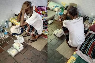 Sedih! Pria Lansia Ini Jadi Gelandangan dengan Kanker Mata Stadium 4, Netizen Galang Dana