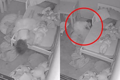 Detik-detik Menyeramkan saat Balita Ini Ditarik Sesuatu di Bawah Tempat Tidurnya, Wih!