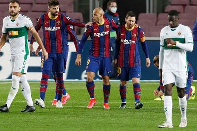 Bobol Gawang Elche 3 Kali, Barcelona Kembali ke Posisi 3 Klasemen La Liga