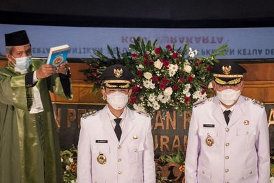 FOTO: Pelantikan Wali Kota Solo Periode 2021-2024