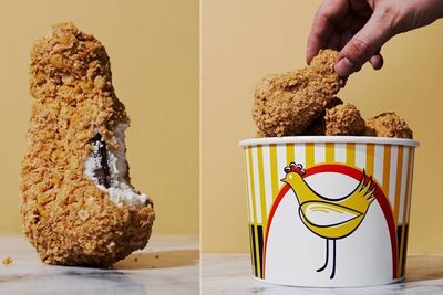 Aneh bin Lucu, Ada Es Krim Bentuk Paha Ayam Goreng Krispi