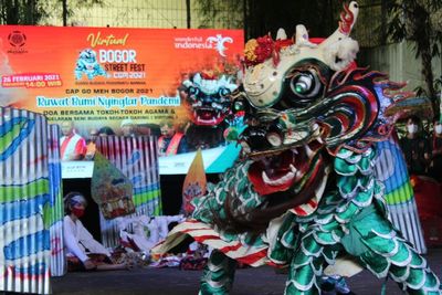FOTO: Perayaan Cap Go Meh Daring di Bogor