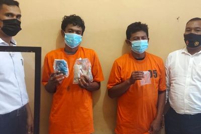 2 Residivis Pengedar Ganja Ditangkap Polres Labuhan Batu, Terancam 20 Tahun Penjara