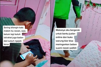 Viral, Curhatan Seorang Istri Ojol Tidak Tega Lihat Suami 24 Jam Nunggu Pelanggan