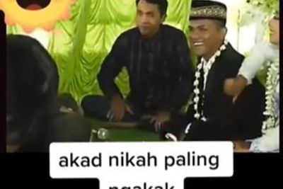 Deretan Akad Nikah Paling Ngakak, Buat yang Mau Nikah Wajib Disimak!