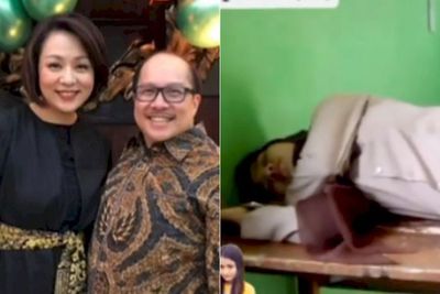 POPULER: Dirut Taspen Dilaporkan Istri ke Polisi & Siswi Tidur Pulas di Atas Meja Kelas