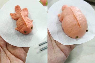 Buat Roti Ikan Mas Kukus, Ekspektasi Netizen Ini Jauh dari Kenyataan, Malah Jadi Kecebong