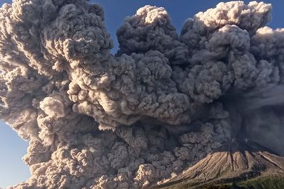 FOTO: Erupsi Gunung Sinabung