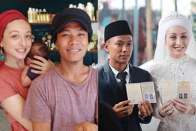 Nikahi Bule Prancis, Pria Lombok Ini Beri Mas Kawin Cerek dan Cobek Batu