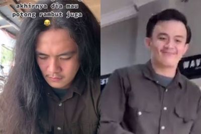 Viral Pria Gondrong Ini Berubah Jadi Ganteng Setelah 3,5 Tahun