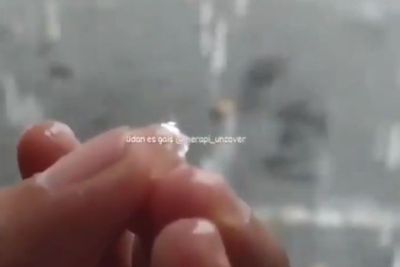 Hujan Es yang Mengguyur Jogja Hebohkan Netizen