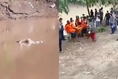 Geger, Warga Temukan Mayat Mengapung di Aliran Sungai Ngawi, Sekujur Tubuh Membengkak
