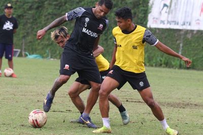 FOTO: Pemusatan Latihan Madura United Jelang Piala Menpora