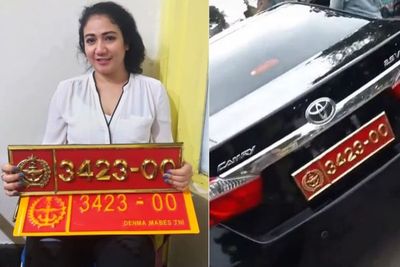 Ini Sosok Pooja Emak-emak Pamer Mobil Camry Berplat Dinas TNI Bodong, Ditangkap POM TNI