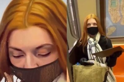Perempuan Ini Mendadak Nangis usai Dilukis Orang Asing di Dalam Kereta