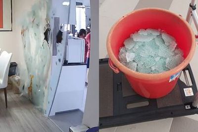 Detik-detik Mengerikan Kaca Pecah dan Hancur Tanpa Ada yang Menyentuhnya, Pemilik Heran