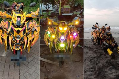 Viral Motor Dimodifikasi Secara Heboh, Mirip Transfomers hingga Crushgear