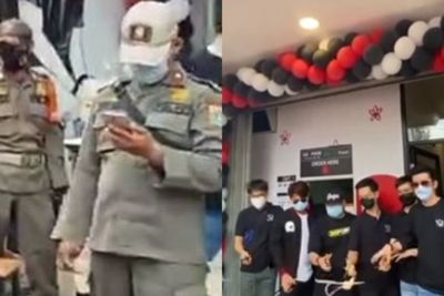 Satpol PP Bubarkan Grand Opening Restoran yang Dihadiri Rizky Billar, Netizen Ngejulid!