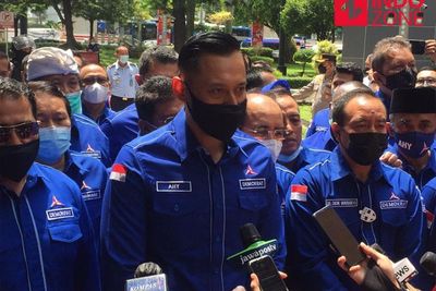 Geram dengan KLB yang Disebut Abal-abal, AHY Tiba di Kemenkumham