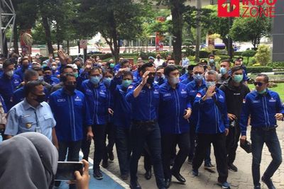 Tiba di Kemenkumham, AHY Sebut KLB Sumut Nggak Sesuai AD ART, Modal Dikasih Jas Partai