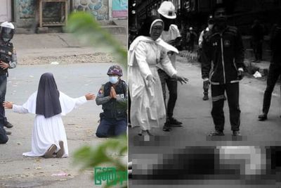 Pilunya Suster Ann Roza Lihat Pendemo Tetap Ditembak Militer Myanmar, Meski Sudah Berlutut