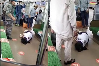 Video Seorang Wanita Terkapar Kejang-Kejang di KRL, Netizen: Jadi Ingat Train To Busan