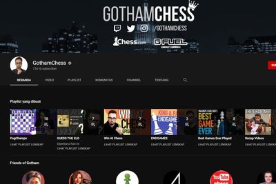 GothamChess Blokir Indonesia di YouTube-nya, Seolah-olah Ingin Menghindar!