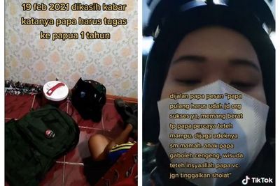 Lepas Ayah Tugas ke Papua Selama Setahun, Begini Isi Hati Sang Anak
