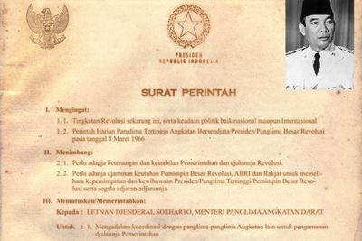 Peristiwa 11 Merat: Soekarno Memberikan Supersemar ke Jenderal Soeharto
