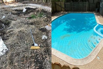 Pria Ini Terkejut saat Menemukan Kolam Renang yang Tersembunyi di Belakang Rumah