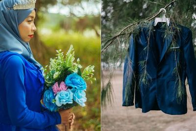Pilu! Wanita Ini Prewedding Sendirian karena Tunangan Lebih Pilih Mantan