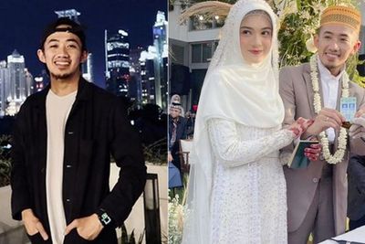 Selamat! Ustaz Syam Resmi Menikah, Wajah Istrinya Tuai Pujian: MasyaAllah Cantik Banget
