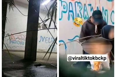 Viral Tembok Bertuliskan Parakan 01 Saksi Bisu Tindakan Asusila Sepasang Remaja