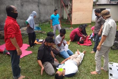 Sejumlah Komunitas Gelar Pelatihan First Aid untuk Pemandu Wisata dan Penggiat Alam Bebas
