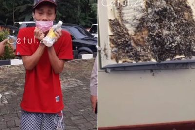 Sosok Pembakar Alquran di Serang Banten, Tulis Jaringan Islam Liberal di Tembok Masjid