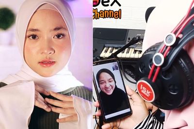 Nissa Sabyan Muncul Usai Dituding Pelakor, Wajahnya Sumringah saat Video Call Sama Fans