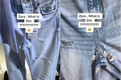 Viral, Style Ripped Jeans Terbaru Ini Bikin Syok, Ada Sobekan di Bagian Intim